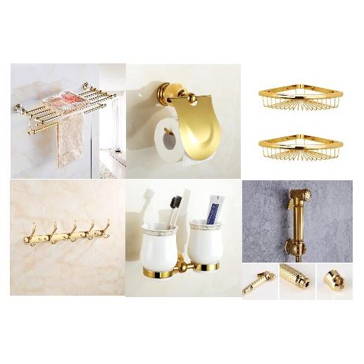 Bộ phụ kiện 6 món màu vàng sang trọng