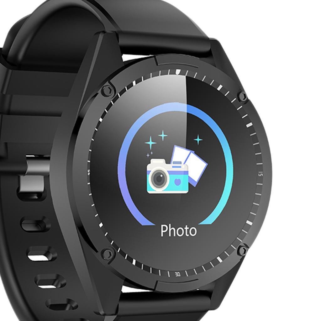 G50 1.3" IP67 Heart Rate Blood Pressure Sleep Monitor Smartwatch Black
