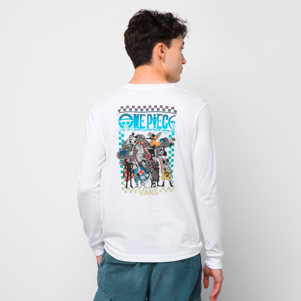 Áo Vans x ONE PIECE LS BFF VN00038BWHT