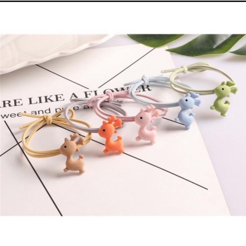 Dây cột tóc, dây chun buộc tóc cute nhiều màu phong cách HQ