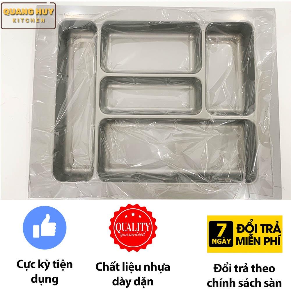 Khay chia thìa dĩa nhựa