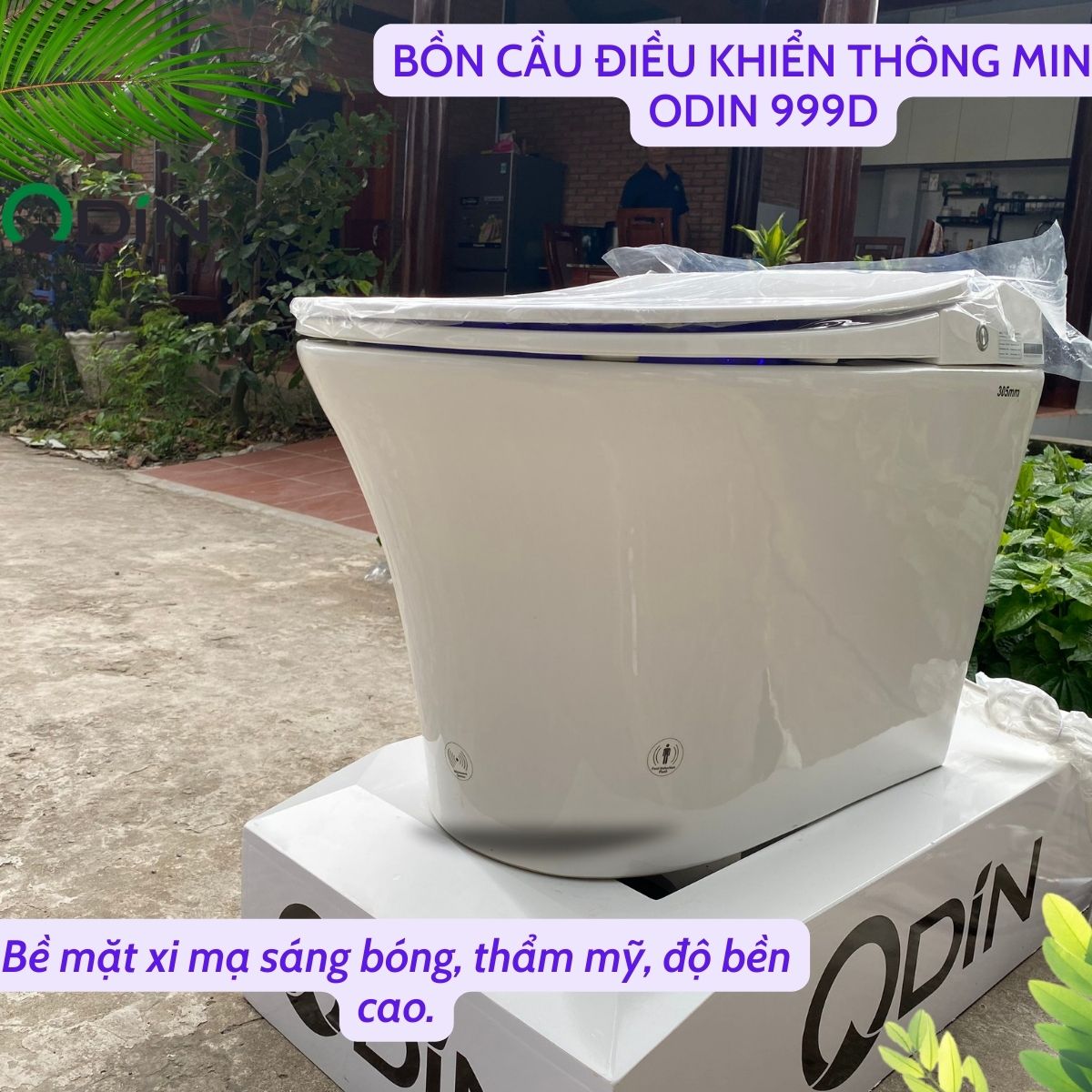 BỒN CẦU KHỐI THÔNG MINH CÓ ĐIỀU KHIỂN ODIN 999D