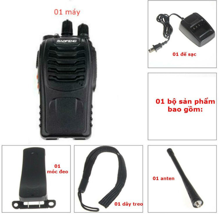 Combo 2 Máy bộ đàm Baofeng BF888S