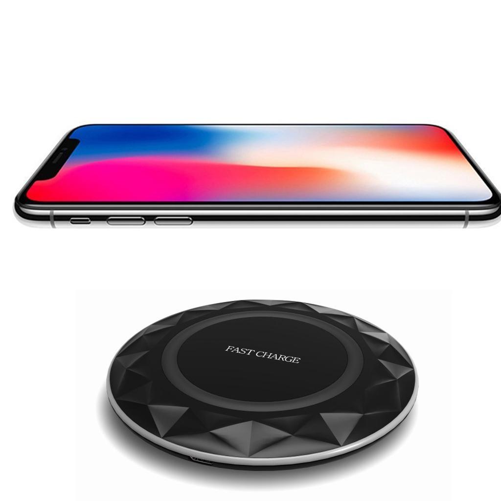 Ultra Thin Wireless Charger Charging Pad Fast Charge Base Stand Holder
