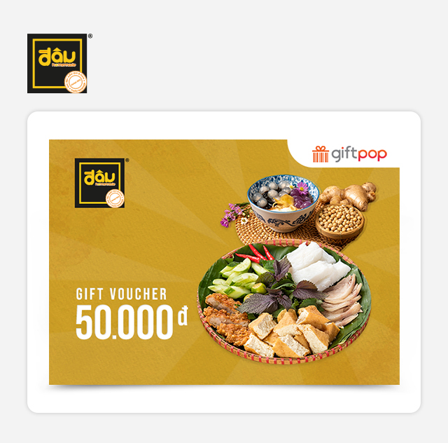 Evoucher Phiếu Quà Tặng Đậu Homemade 50K