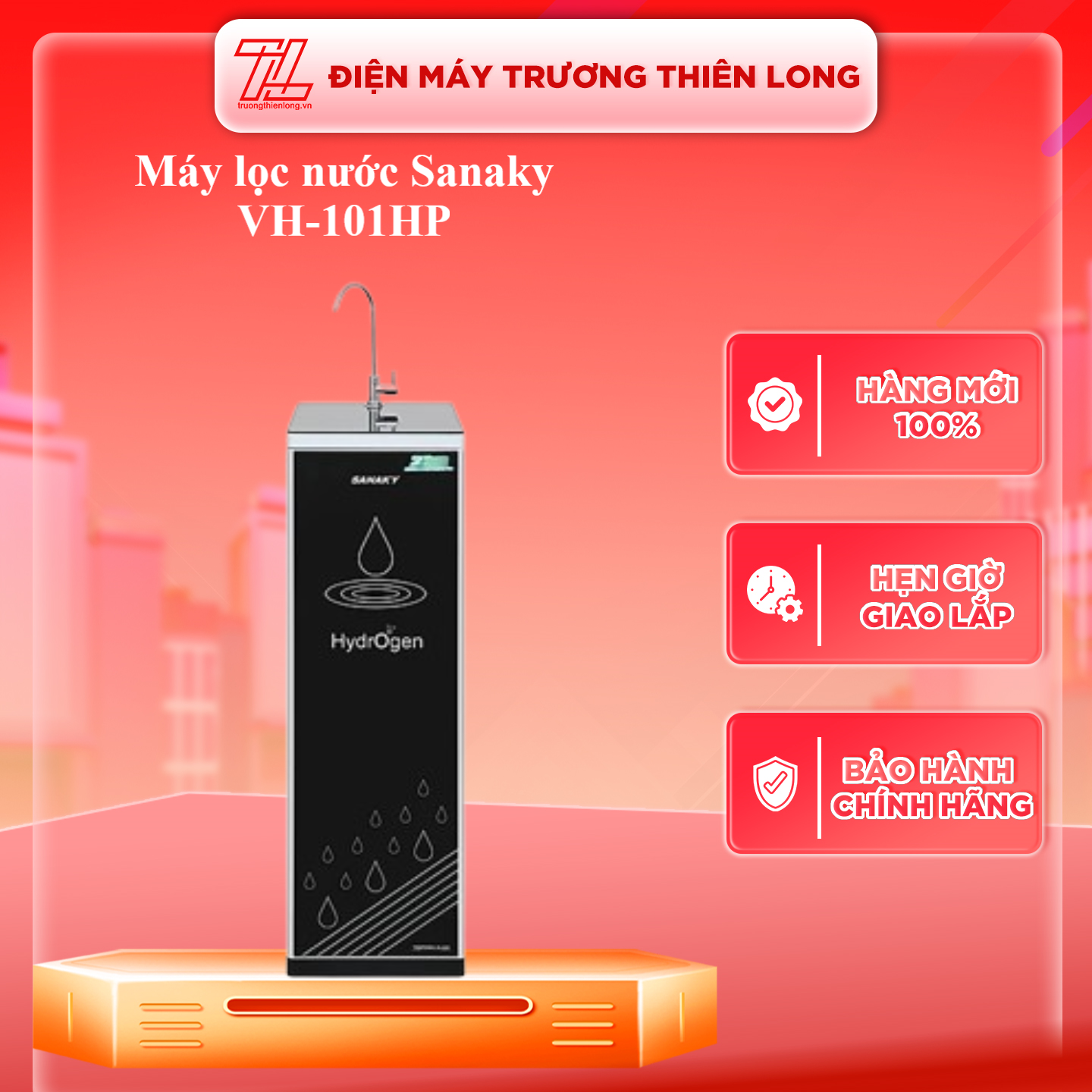 MÁY LỌC NƯỚC RO SANAKY SLIM VH-101HP - Hàng chính hãng