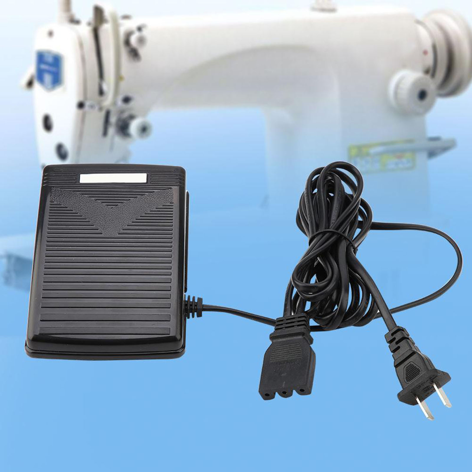 Bàn đạp điều khiển chân máy may Phích cắm 110V tiêu chuẩn hoa kỳ được làm bằng nhựa cao cấp, ổn định về hiệu suất và độ bền cao