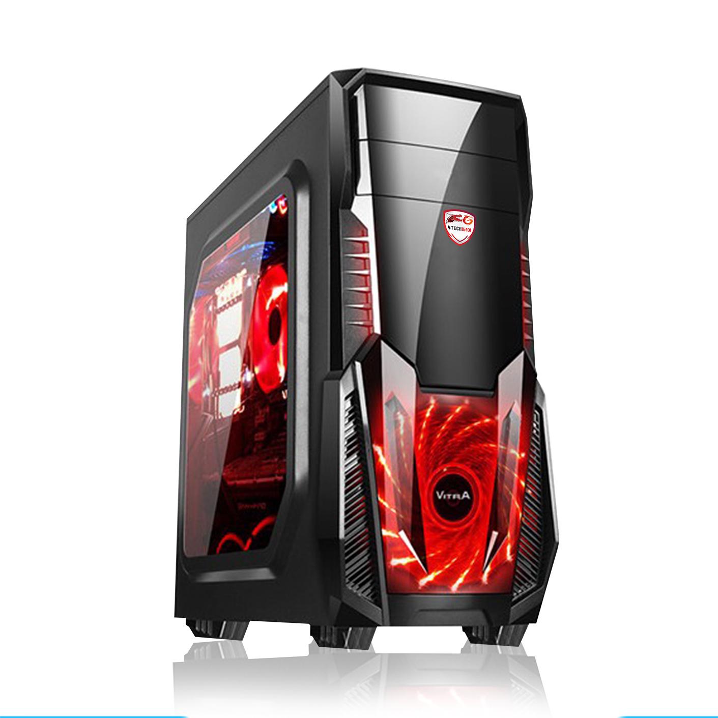 Case PC Building Gaming chơi Game, Live Streamer, thiết kế đồ họa, làm văn phòng, Youtube chuyên nghiệp 4TechGM02 2019, cây máy tính PC cấu hình cao chiến Games online offline hay trên thế giới(Chiến thuật, trí tuệ, nhập vai) 24h không giật, lag. - Hàng C