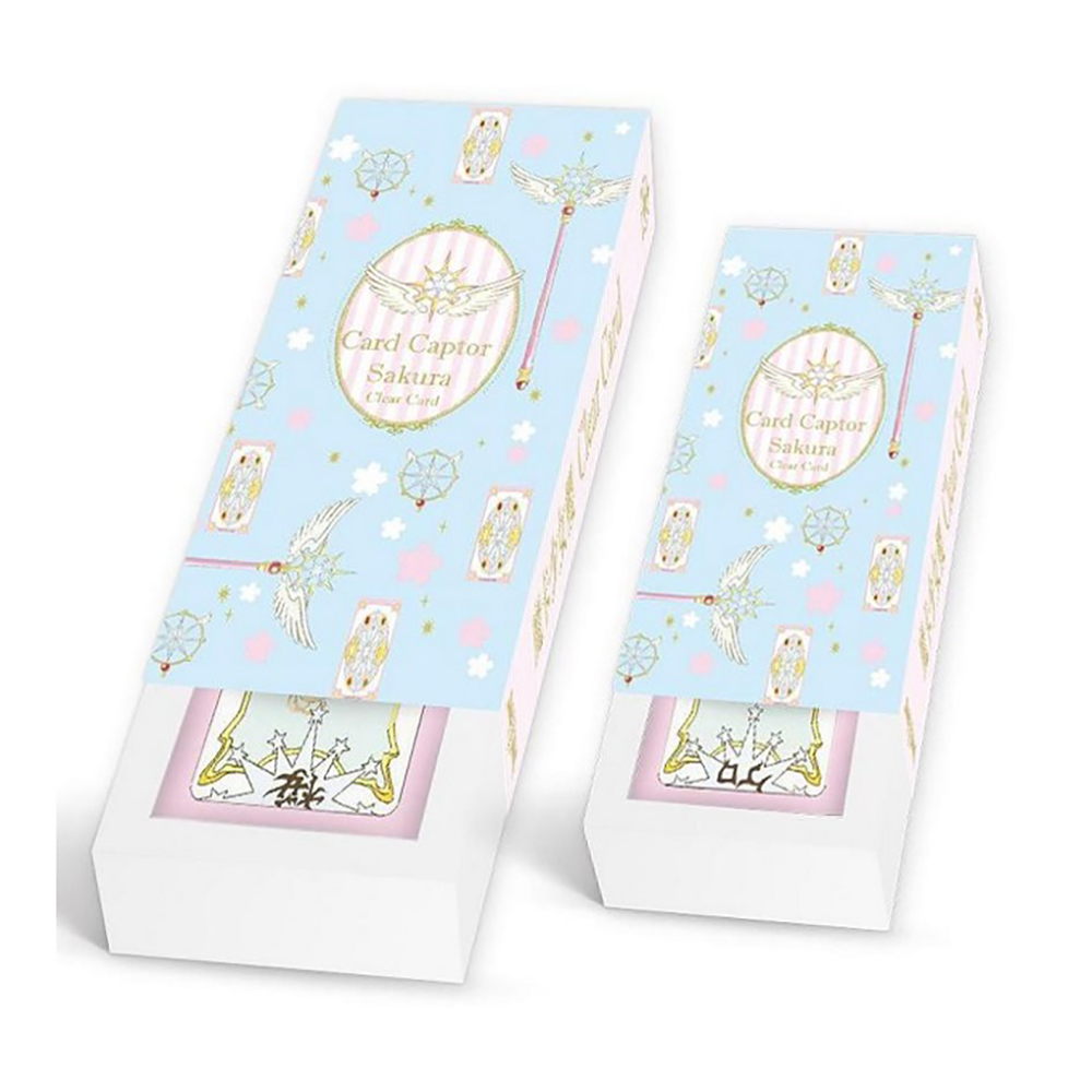 Bài Tarot Clow Sakura Phiên Bản Màu Xanh Trong Suốt Đặc Biệt Tặng Đá Thanh Tẩy