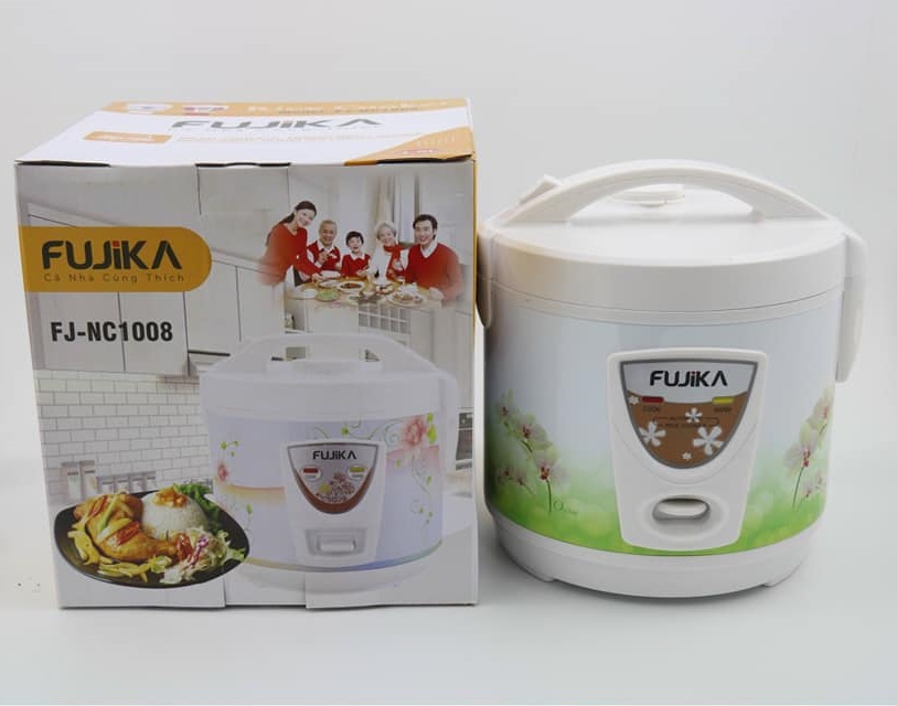 Hình ảnh Nồi Cơm Điện Nắp Gài FUJIKA FJ-NC1008 (1 lít) - Màu Ngẫu Nhiên - Hàng Chính Hãng