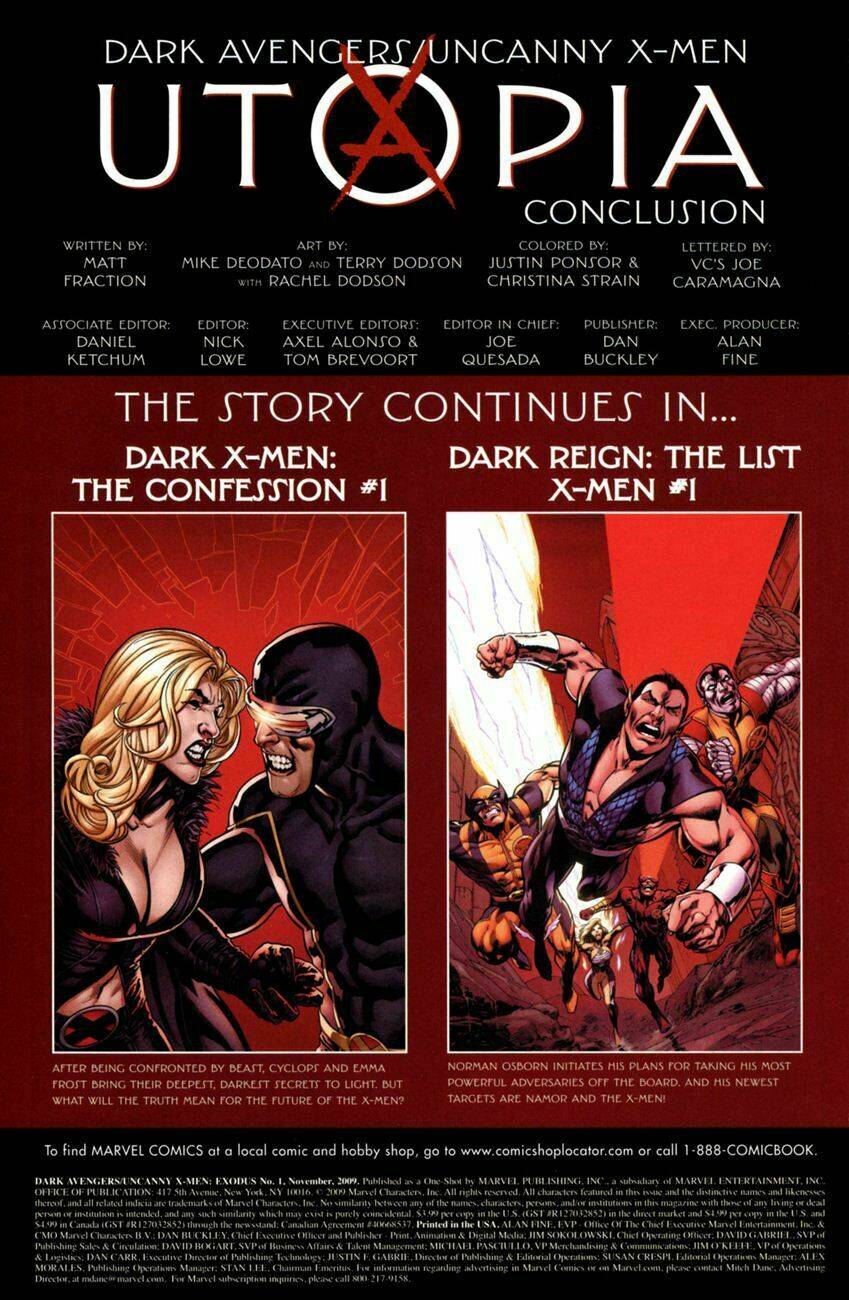 dark avengers / x-men : utopia chapter 6 33