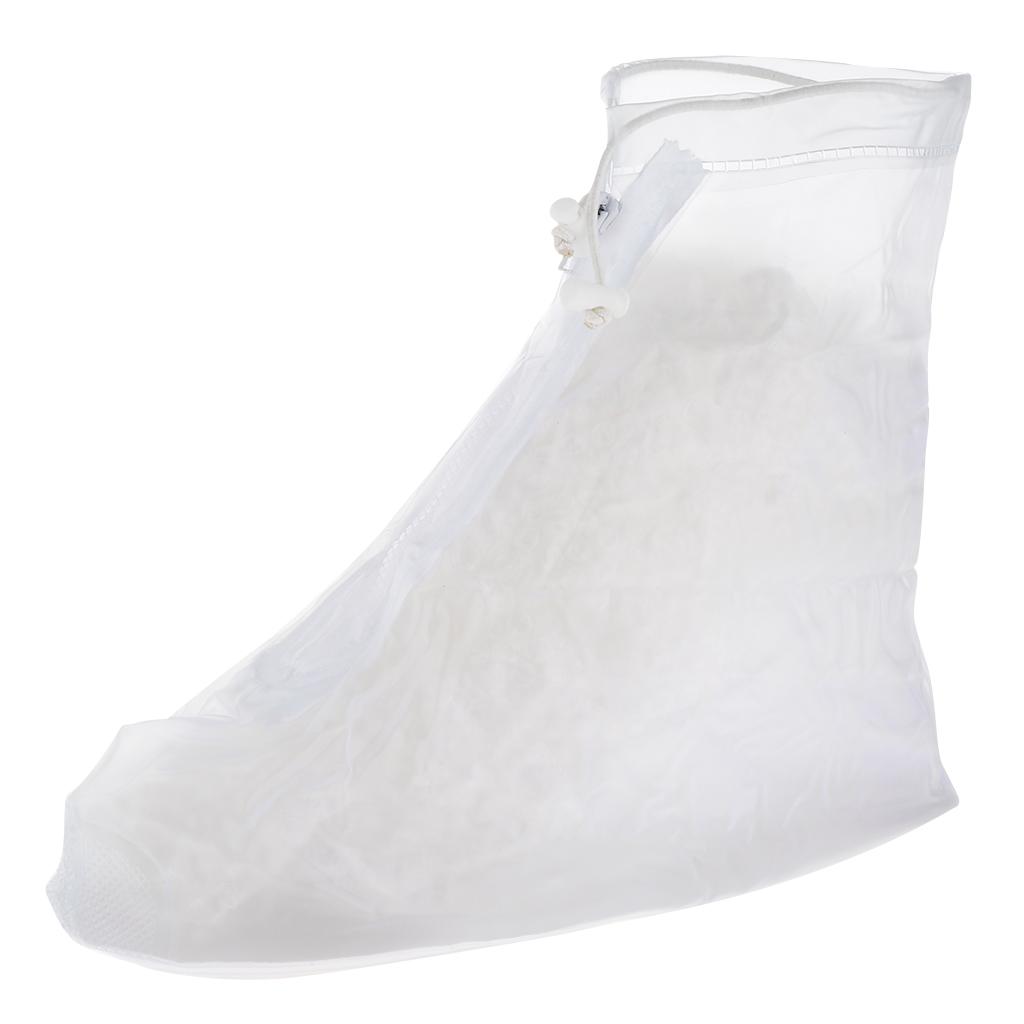 1 Pair Waterproof Rain Boot Cover Reusable Slip Resistant Shoe Covers S
