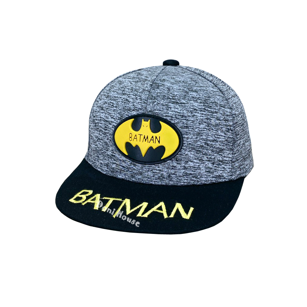 [Bé 6-10 tuổi] Nón Kết Mũ Lưỡi Trai Cho Bé Trai Gái Từ 6 7 8 9 10 Tuổi Vòng Đầu 53cm Batman NK251 - Doni House