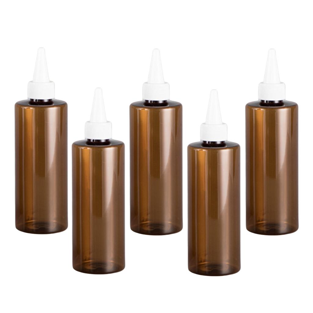 Set 5 Chai Rỗng Bằng PET Dùng Nhuộm Tóc