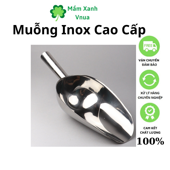 Muỗng Inox Xúc Đồ Chuyên Dụng - Muỗng Xúc Đá Inox