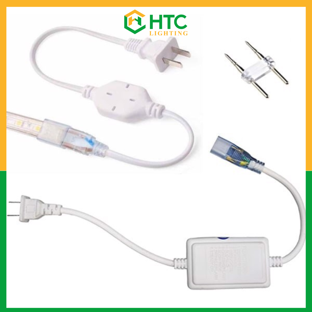 1m đèn LED dây 2 hàng 2835 , HẮT TRẦN, QUẤN CÂY, TRANG TRÍ, KÍN NƯỚC 220V