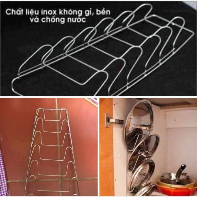 GIÁ TREO VUNG NỒI INOX 7 TẦNG