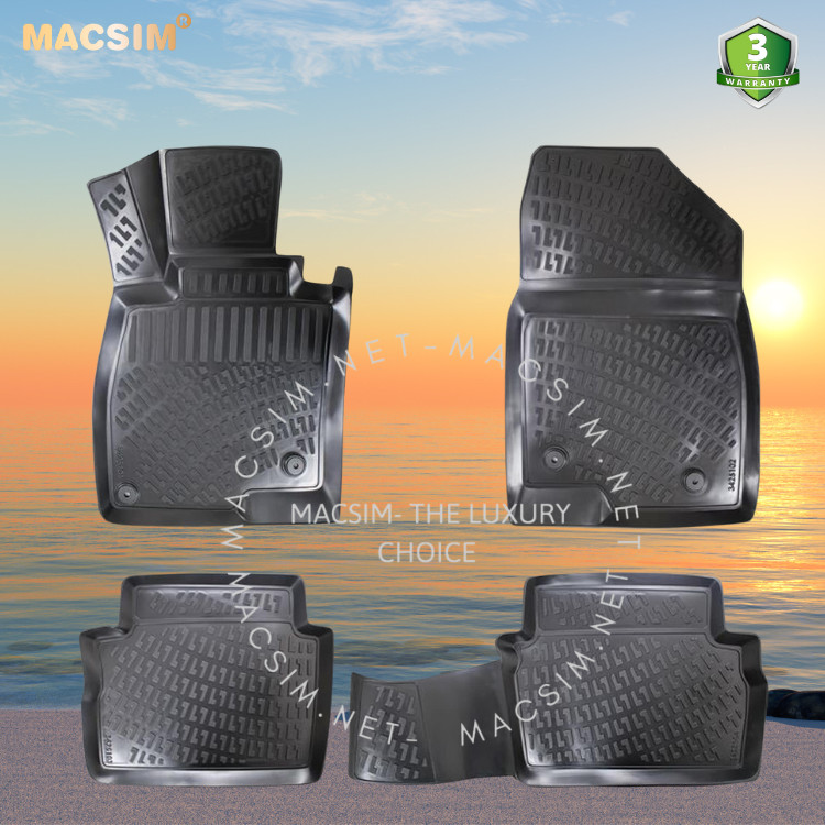 Thảm lót sàn ô tô nhựa TPU Silicon Mazda 6 third generation 2012-nay Nhãn hiệu Macsim