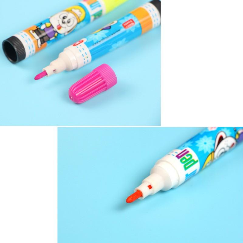 Set 12 bút màu nước cho bé tô màu tranh nghệ thuật ( VỈ 12 MÀU NƯỚC TÚI DẺO)