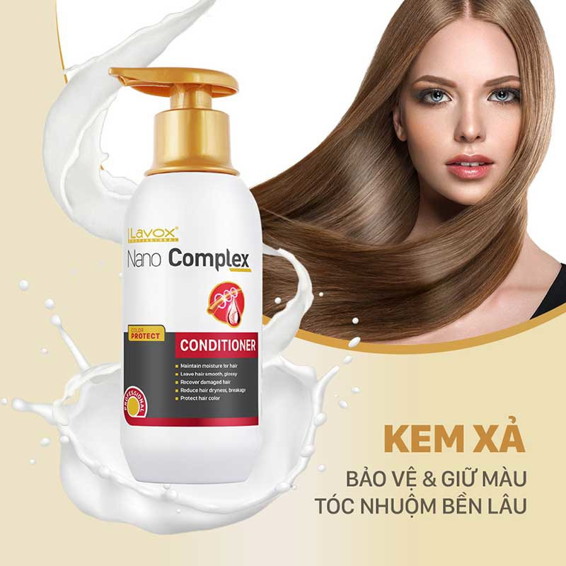 Kem Xả Giữ Màu Lavox Nanocomplex