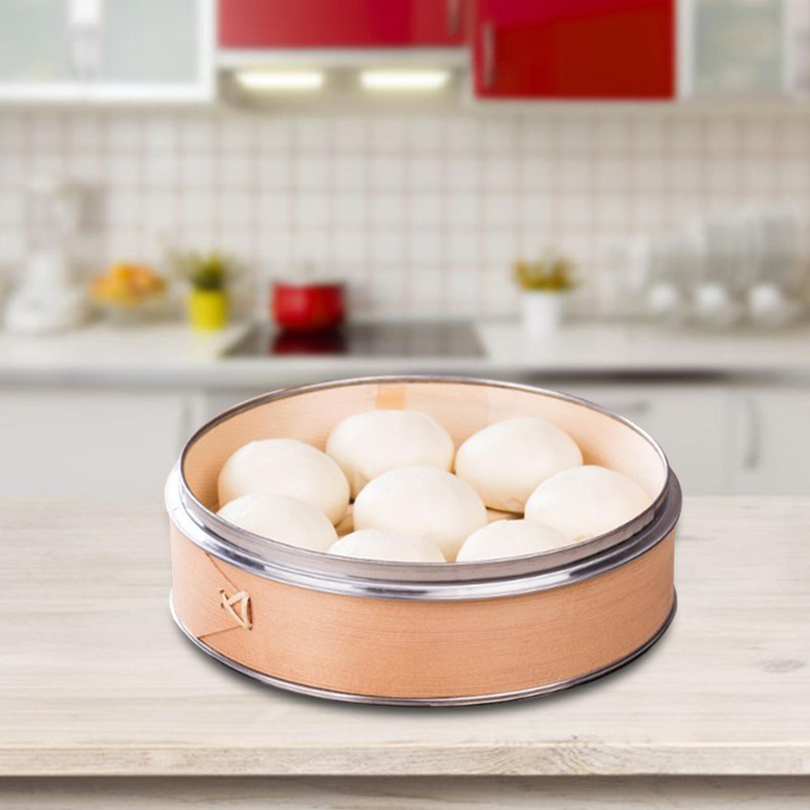 Steamers Round Multifunction Stainless Steel Edging Cookware for Buns Baking Dumpling
