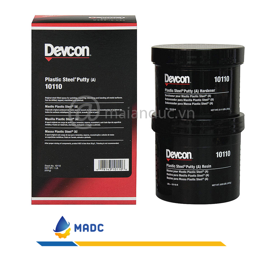 Keo Devcon 10110 Plastic Steel Putty (A) 1Lb
