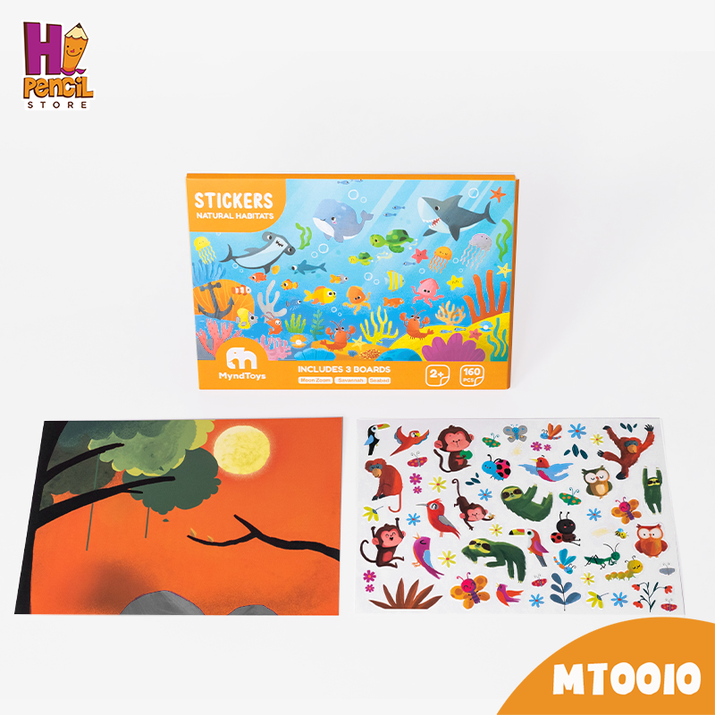 Sticker Dán MyndToys Chủ Đề Động Vật Natural Habitats