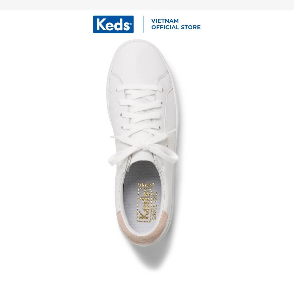 Giày Keds Nữ - Ace Leather White - KD057442