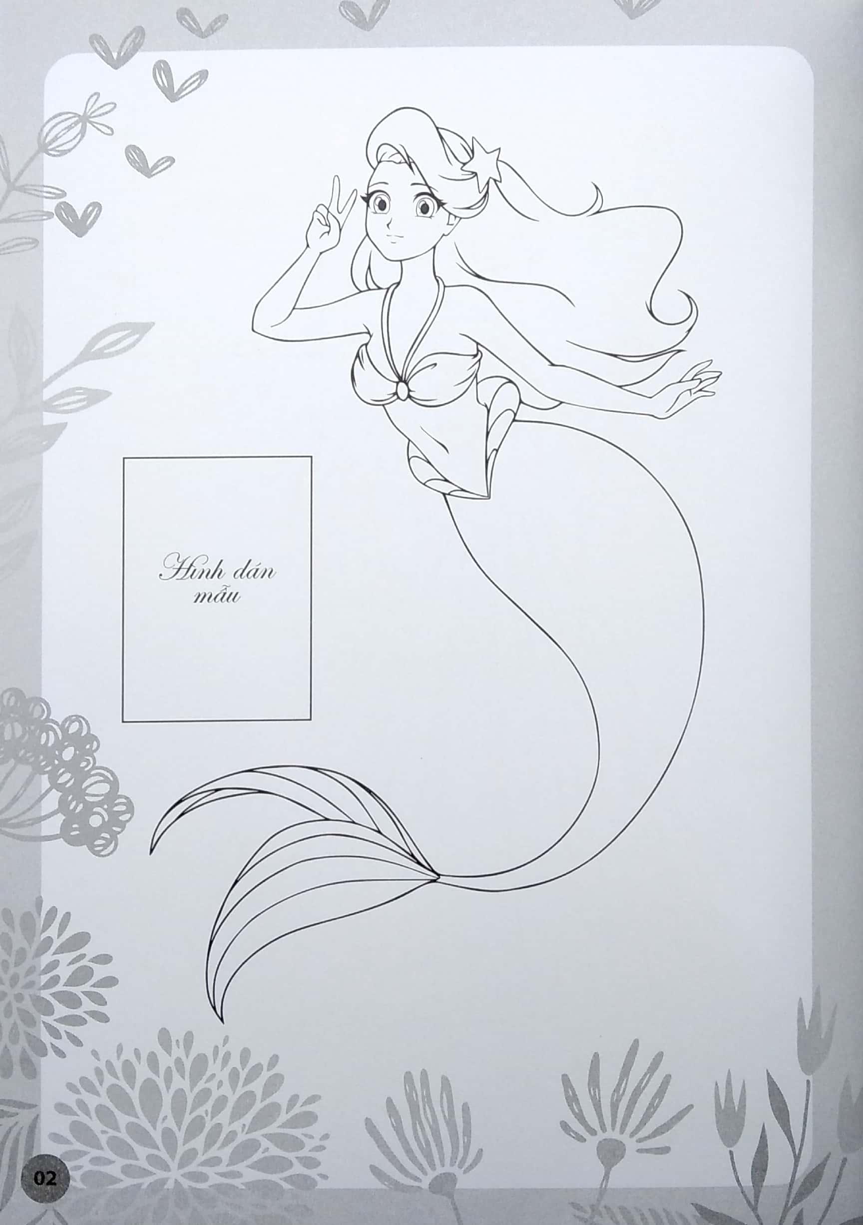 Stikers Books - Dán Hình Và Tô Màu Công Chúa - Sắc Màu