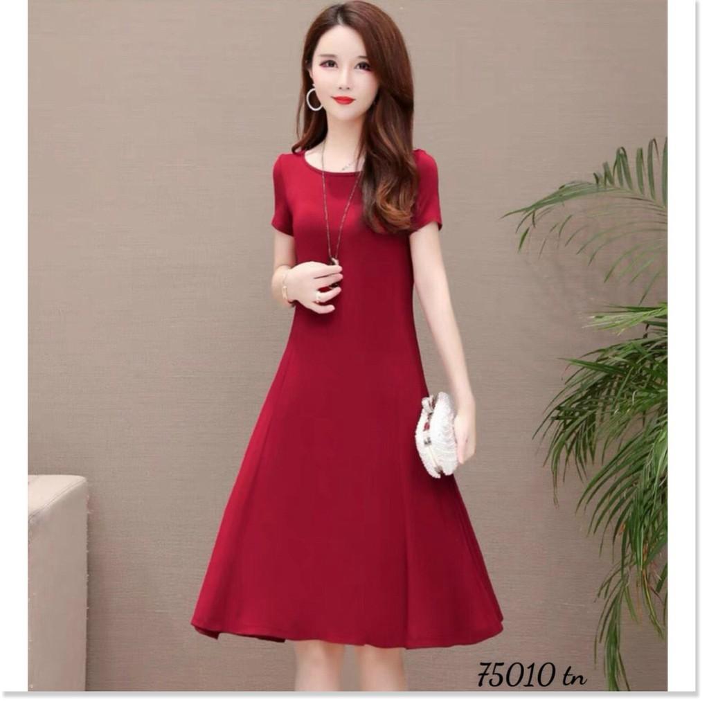 ĐẦM ĐŨI QUÃNG CHÂU,THIẾT KẾ HỌA TIẾT TRƠN NHƯNG KHÔNG KÉM PHẦN SANG TRỌNG KHÁNH AN STORE
