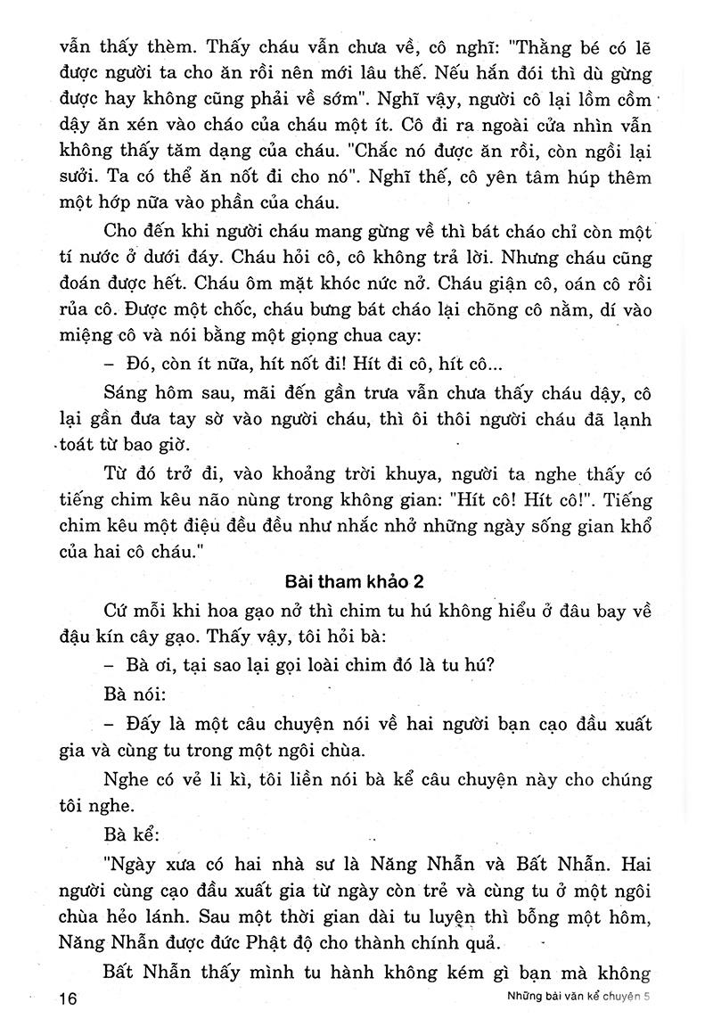 Những Bài Văn Kể Chuyện Lớp 5