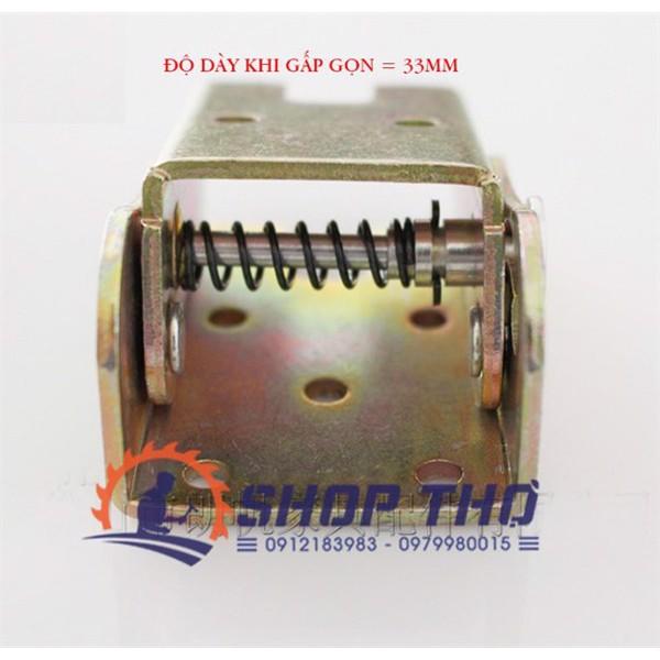 Bản lề chân bàn gấp loại lẫy và nút ấn nhanh