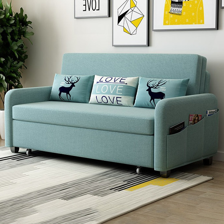 GIƯỜNG GẤP SOFA BIẾN HÌNH THÔNG MINH KHUNG SẮT