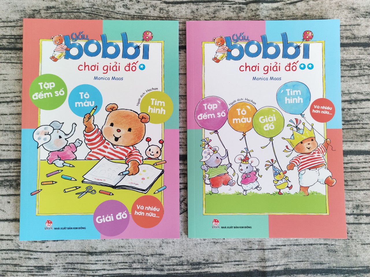 Combo 2 cuốn Gấu Bobbi Chơi Giải Đố