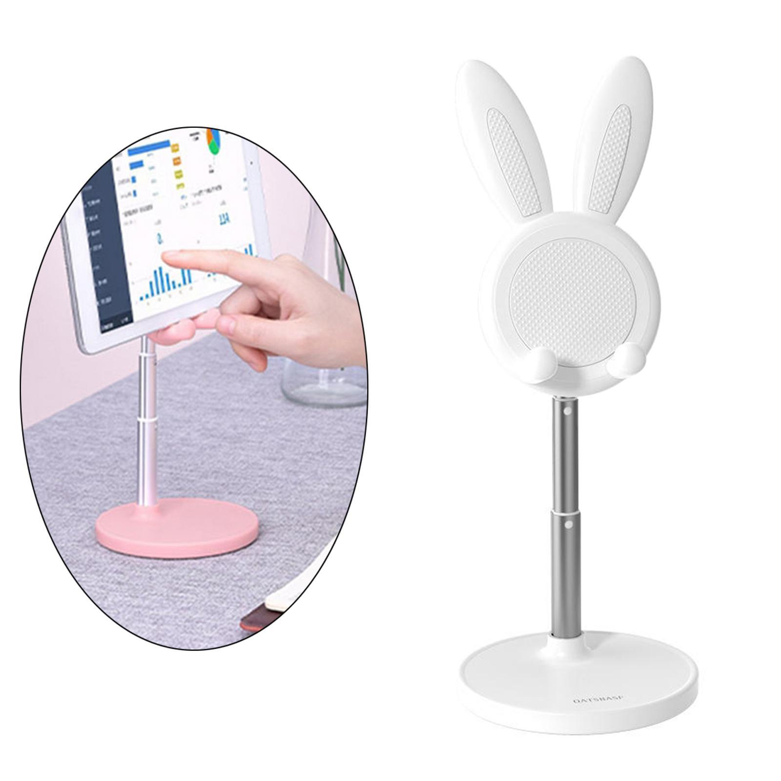 Universal Phone Desktop Desk Tablet Stand Table Holder Dock For iPhone White