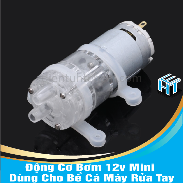 Động Cơ Bơm 12v Mini Dùng Cho Bể Cá ,Máy Rửa Tay