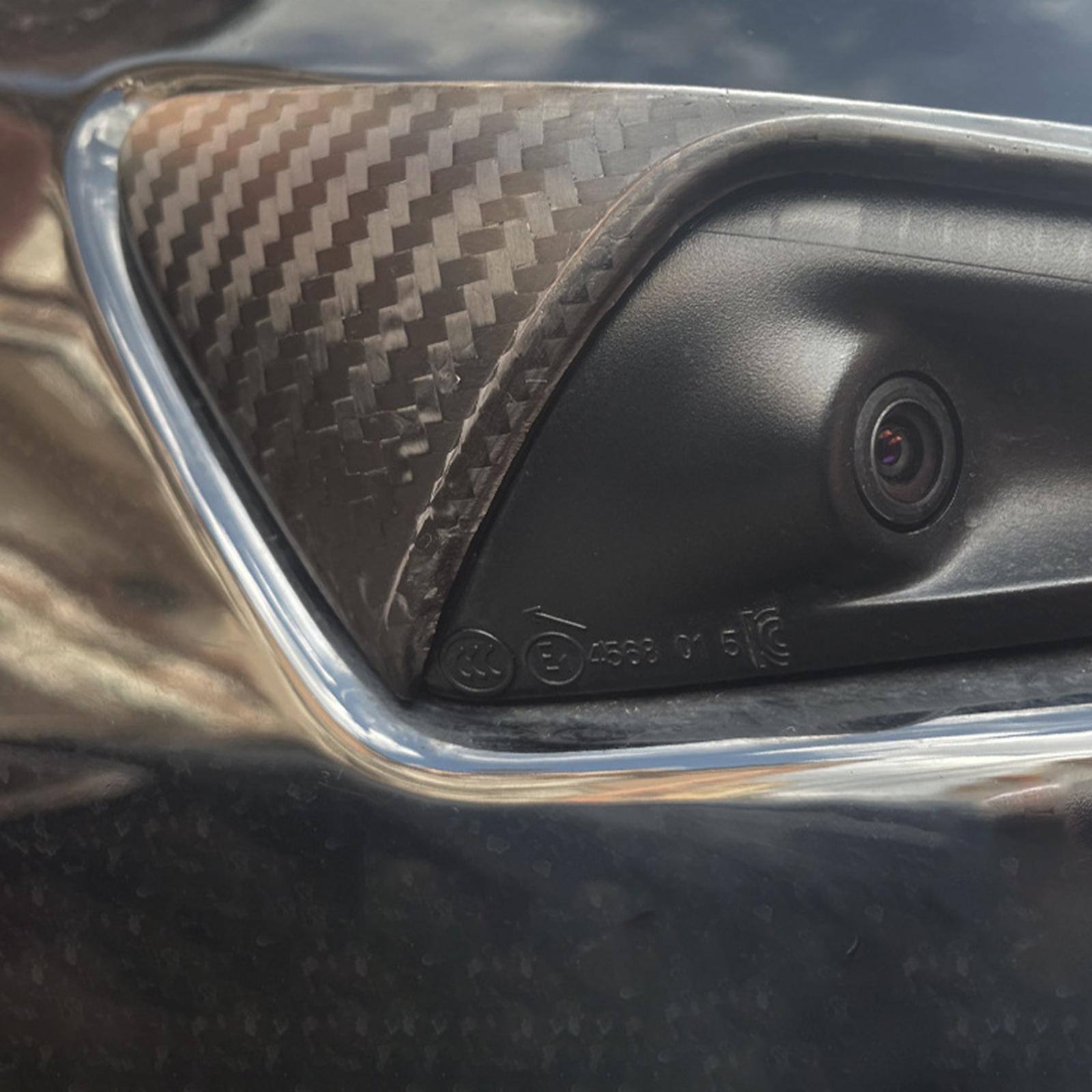 Side Camera Protection Cover ABS Plastic Indicator Cover Fits for Tesla Model 3 Model Y