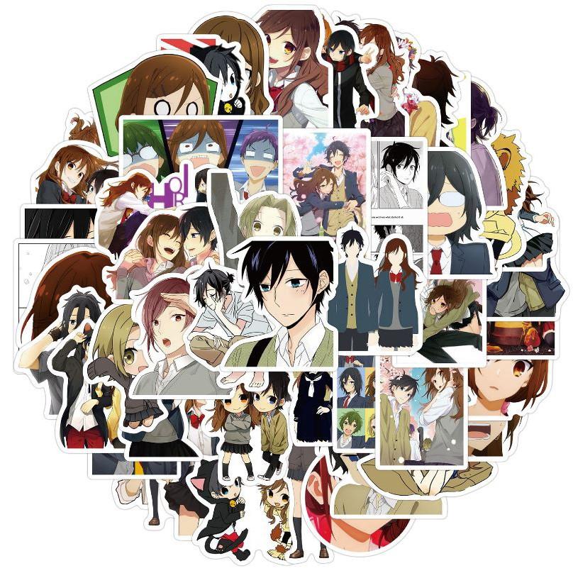 Sticker dán cao cấp anime Hori và Miyamura Cực COOL ms#197