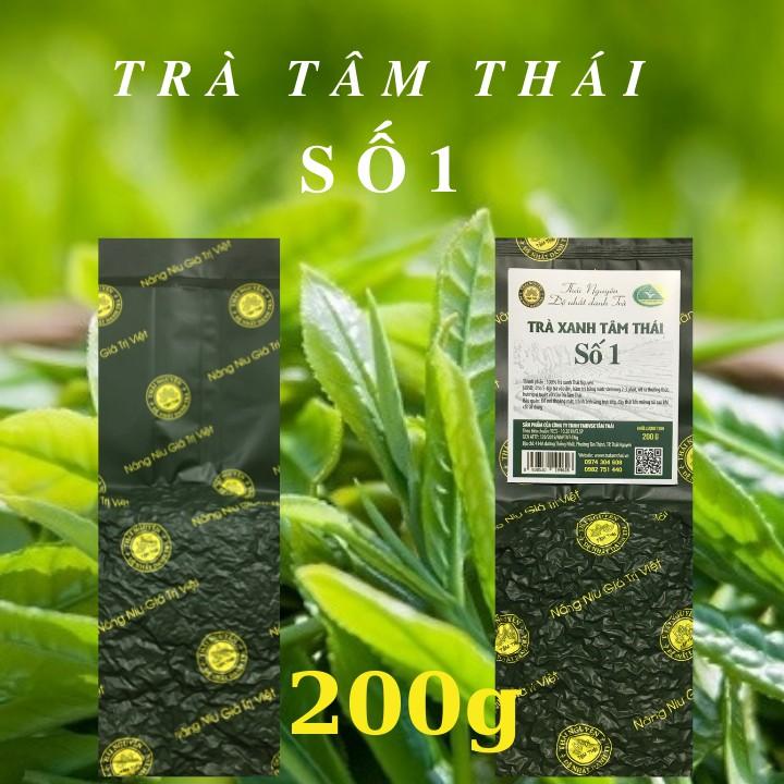 Trà Xanh Tâm Thái Số 1 gói 200g Trà Thái Nguyên Đặc Biệt 200gS1