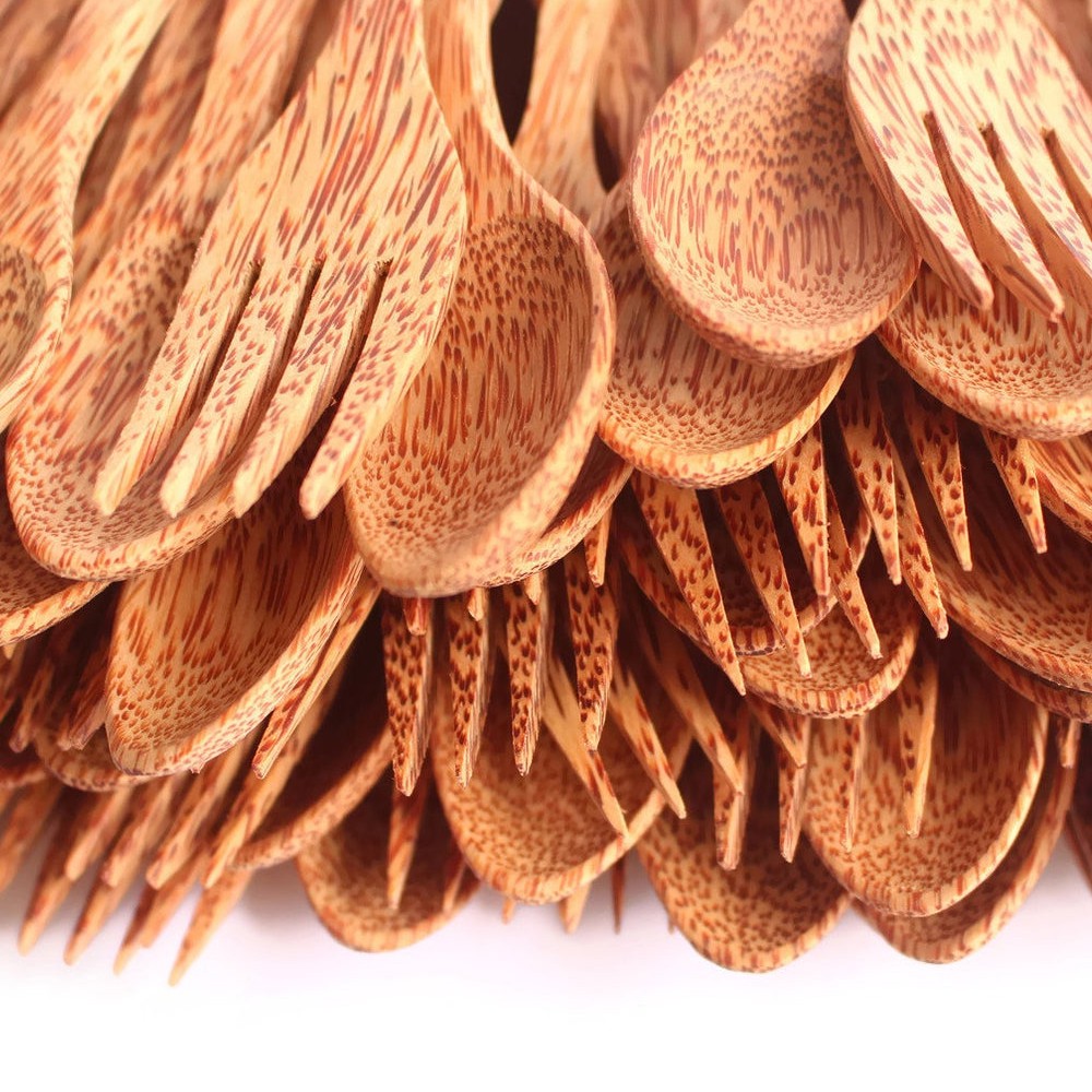 Muỗng, Nĩa, Dao gỗ dừa | ongtre .
