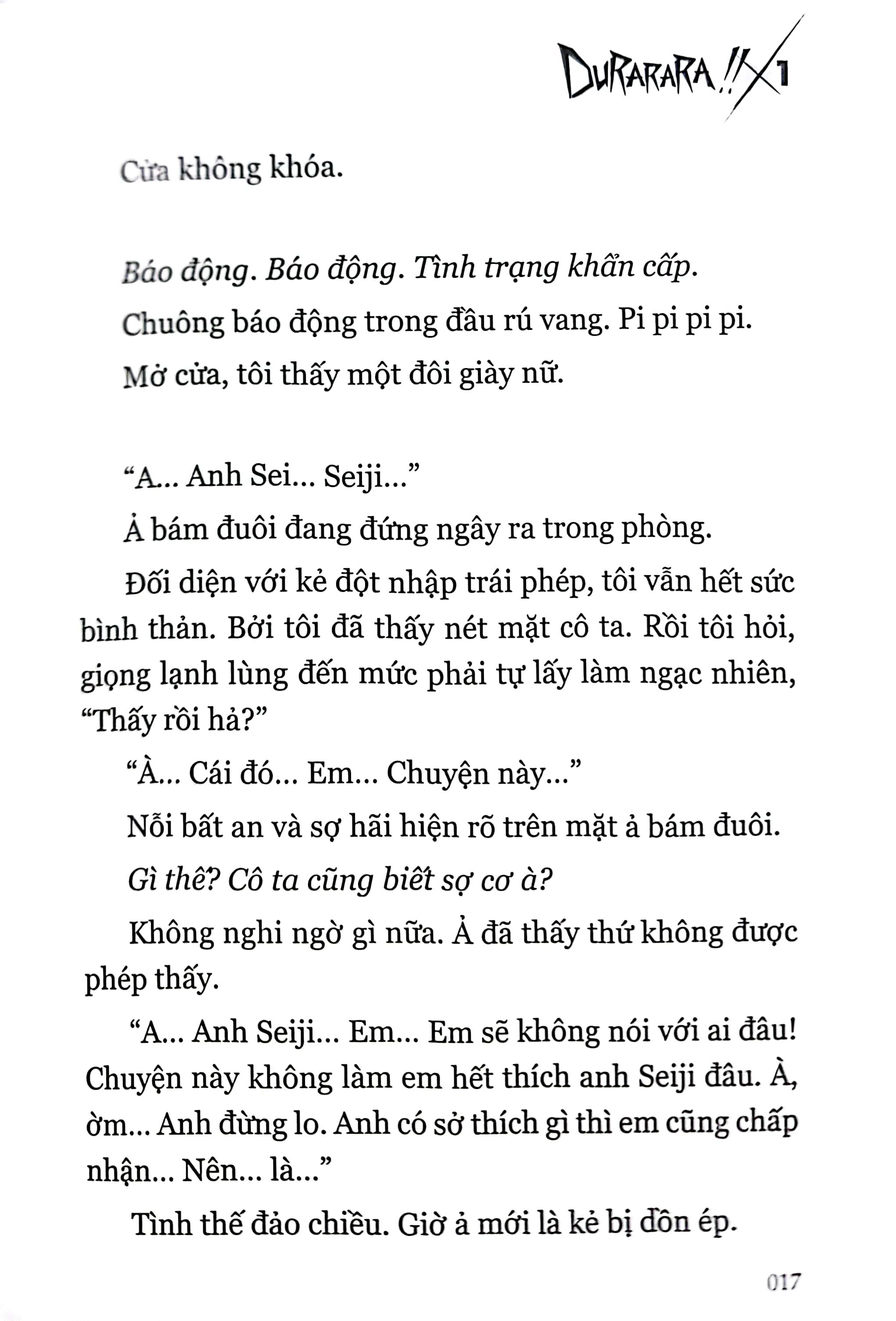 DURARARA!! - Tập 1 - Tặng Kèm Postcard In Chất Liệu PET