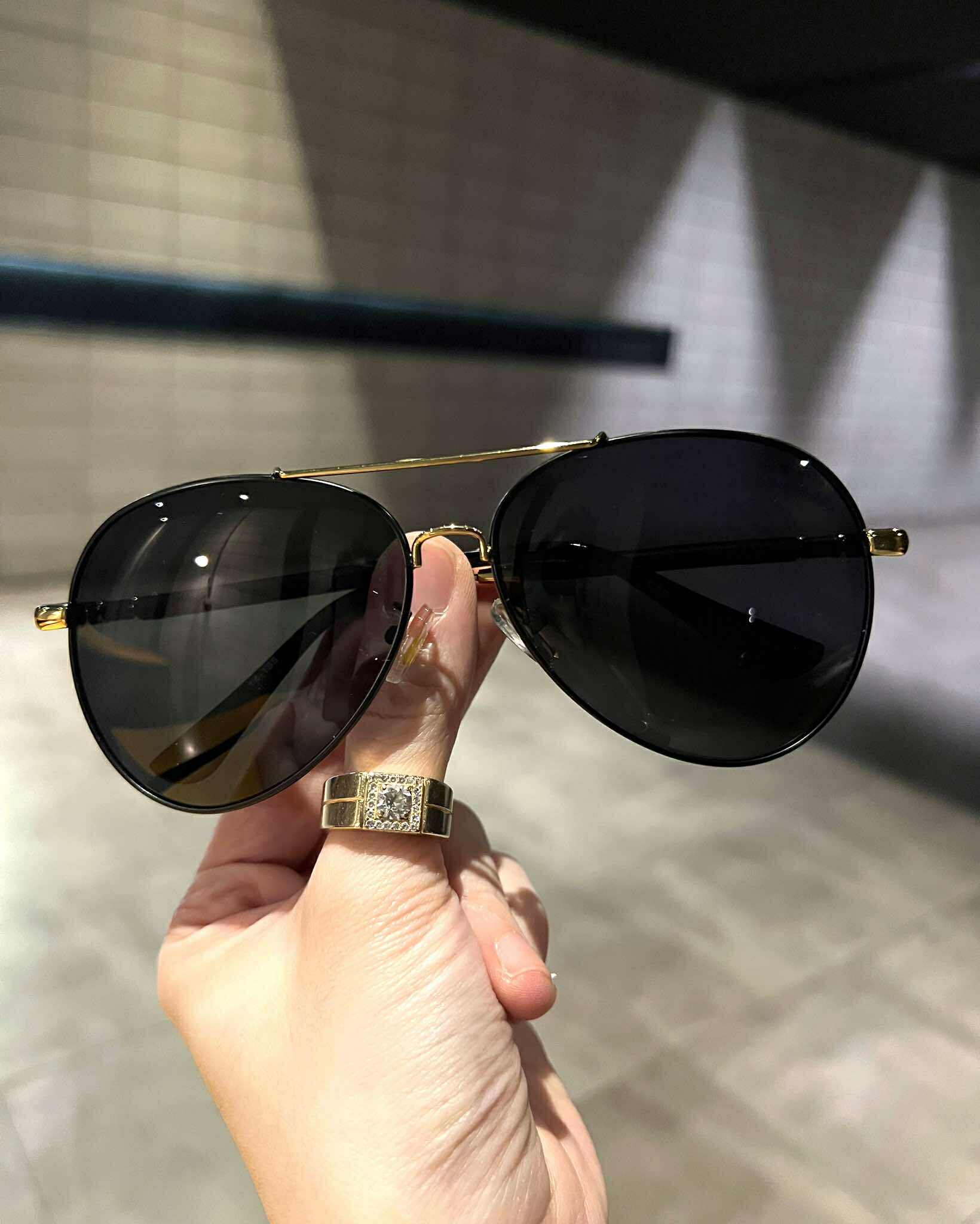 Kính râm nam thời trang cao cấp Mắt kính Polarized Phân cực chống chói + Tặng phụ kiện kèm theo