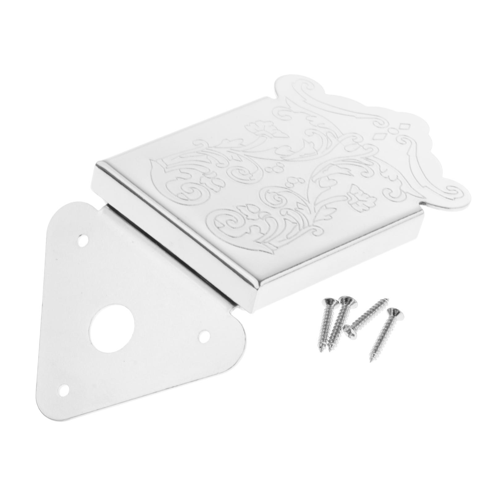 Mandolin String Plate with Screws Replaces Professional Durable Parts for Tailpiece