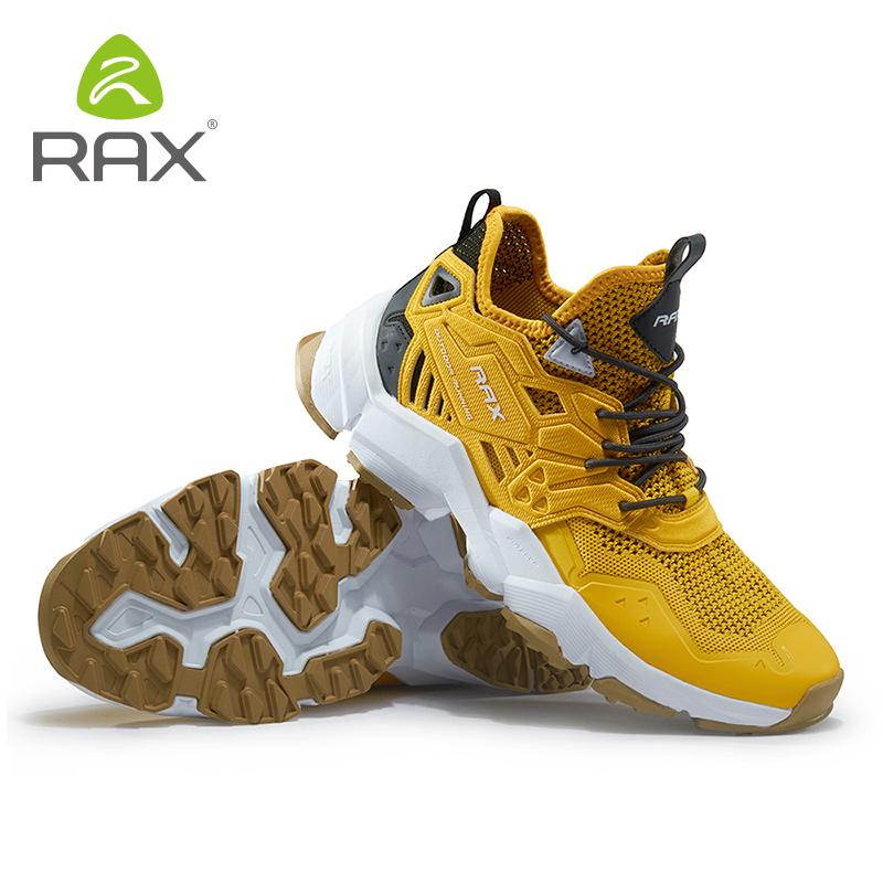 Rax Nam Giày Đi Bộ Đường Dài Thoáng Khí Giày Thể Thao Ngoài Trời Giày Cho Nam Nhẹ Leo Núi Giày Đi Bộ Giày Nhẹ Color: white Shoe Size: 46