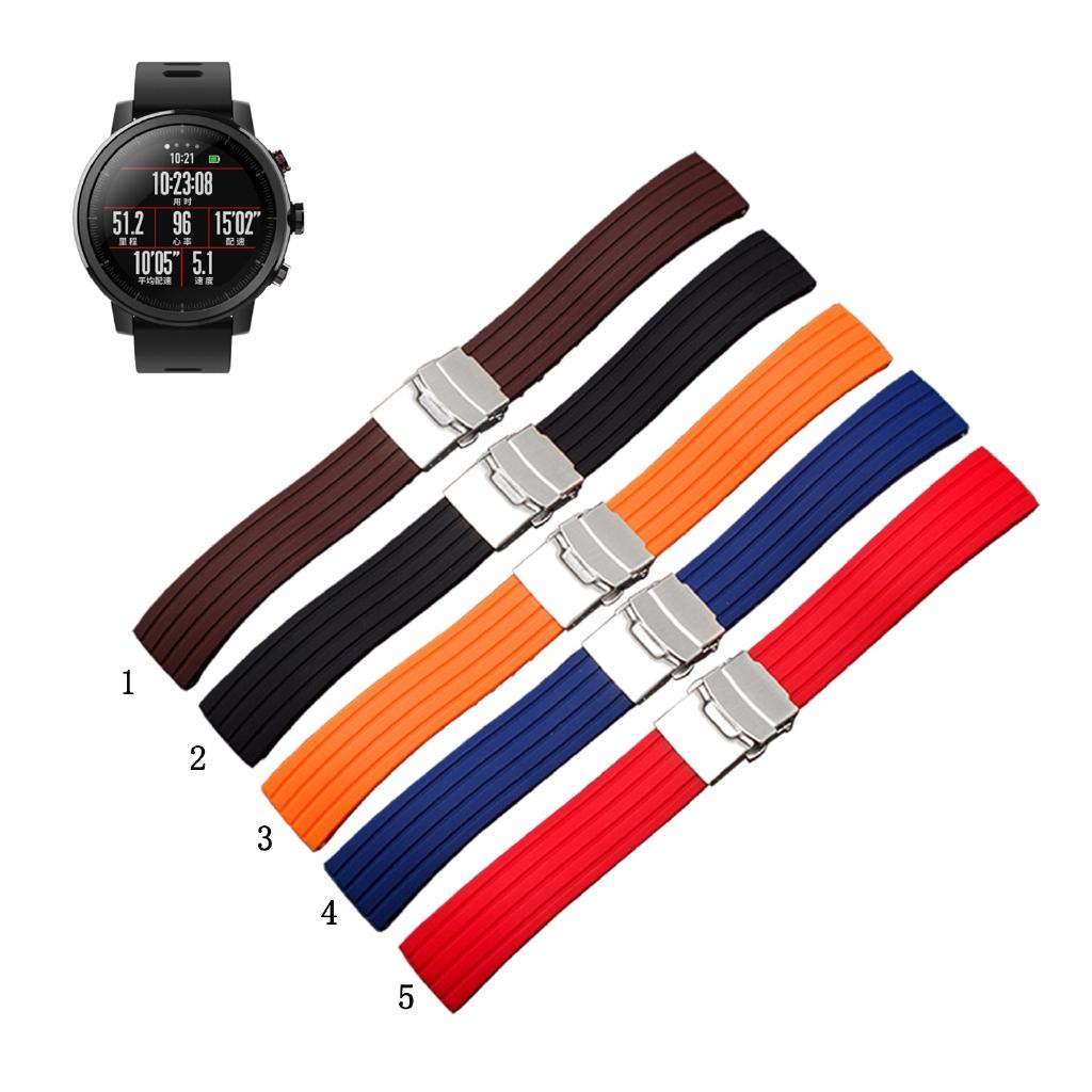Dây đeo silicone thay thế cho đồng hồ thông minh Huami Amazfit Stratos Watch 2 2S