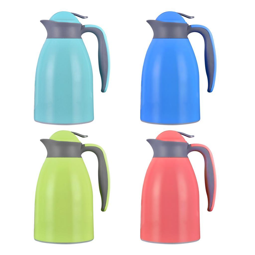 1.0-1.9L High Quality Insulation Pot Vacuum Water Kettle Thermal Bottles Glass Interior