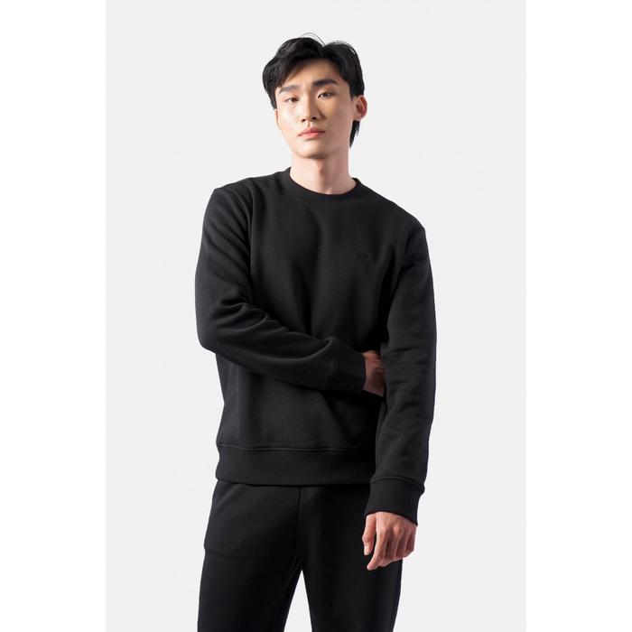 ÁO NỈ SWEATER NAM TAY DÀI THÊU LOGO FORM REGULAR - 10F22SWE001 | LASTORE MENSWEAR