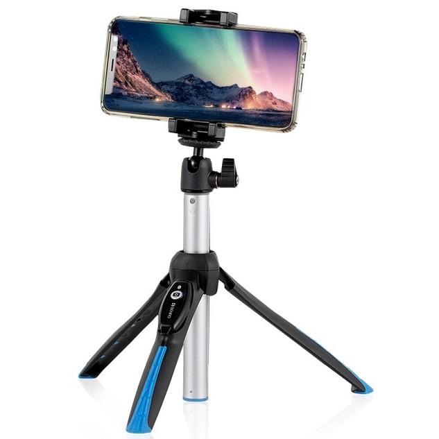 Gậy Selfie | Benro Mini Tripod màu Xanh | BK15 | Hàng Chính Hãng