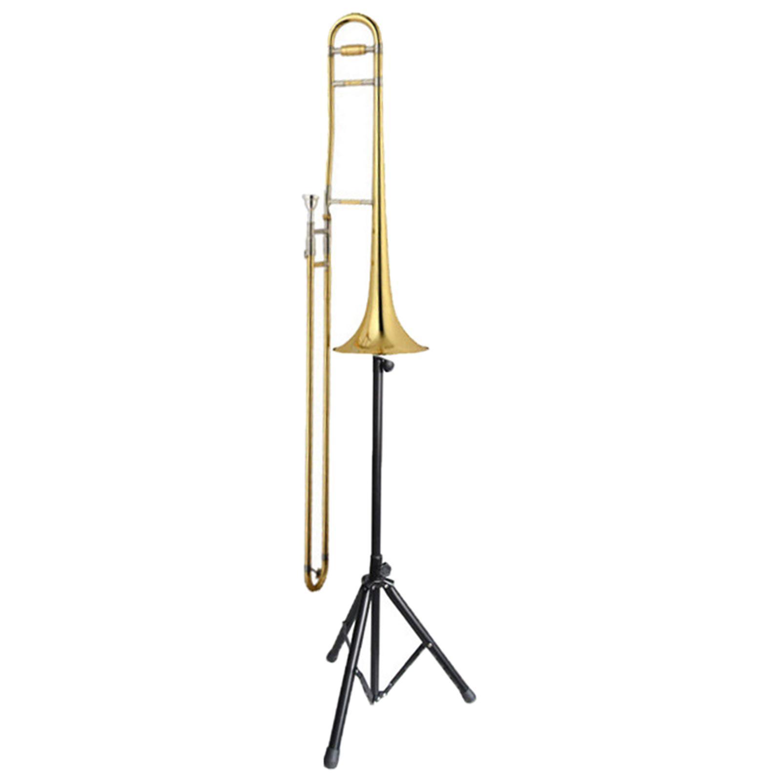 Trombone Stand Tripod Base Portable Professional for Tenor Trombone Learning