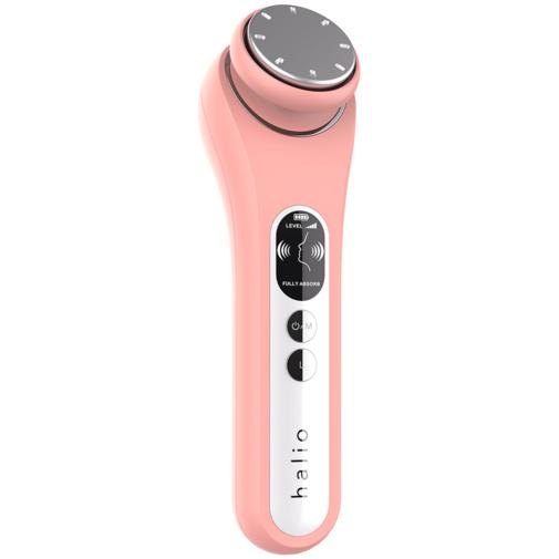 Máy Đẩy Tinh Chất Dưỡng Trắng Nóng Lạnh Halio Ion Hot &amp; Cool Beauty Device - Màu Coral